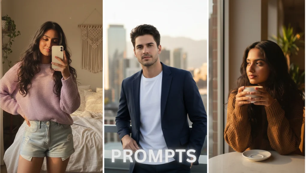 20 Mixed Aesthetic Poses & AI Prompts for Stunning Boys–Girls Portraits