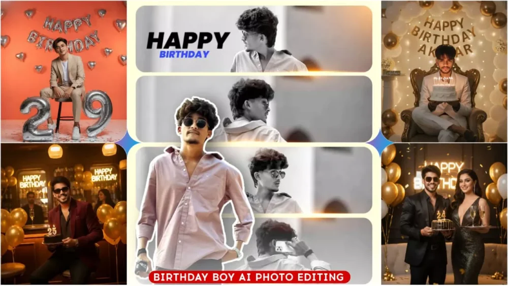 Google Gemini Viral Boys Birthday Ai Photo Editing Prompts 2025