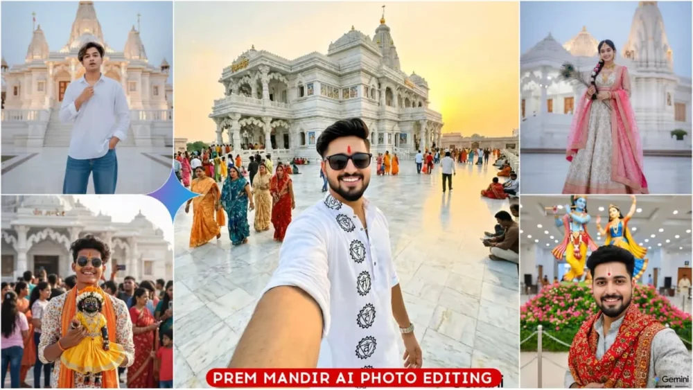 Google Gemini Prem Mandir Ai Photo Editing Prompt 2025